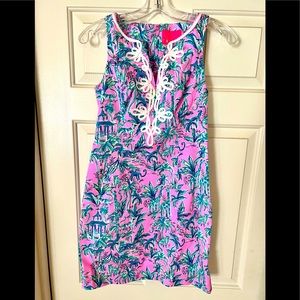 NWT Lilly Pulitzer Gabby stretch shift Lilac Rose size 0